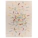 Alfombra shaggy geométrica BREMEN - ATTICGO 160x230 Alfombra shaggy geométrica BREMEN - ATTICGO 160x230 Blanco