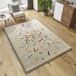Alfombra shaggy geométrica BREMEN - ATTICGO 160x230 Alfombra shaggy geométrica BREMEN - ATTICGO 160x230 Blanco