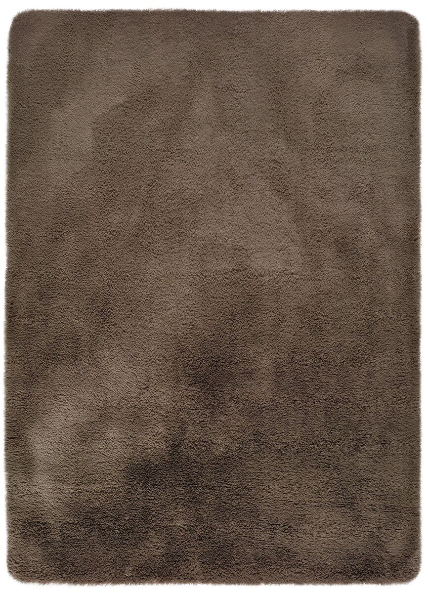 Alfombra lavable de pelo alto ALPACA - ATTICGO 60x100 Visón