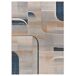 Alfombra abstracta con trazos geométricos MEDEL - ATTICGO 160x230 Alfombra abstracta con trazos geométricos MEDEL - ATTICGO 160x230 Azul