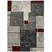 Alfombra abstracta DREAMS - ATTICGO 80x150 Alfombra abstracta DREAMS - ATTICGO 80x150 Gris