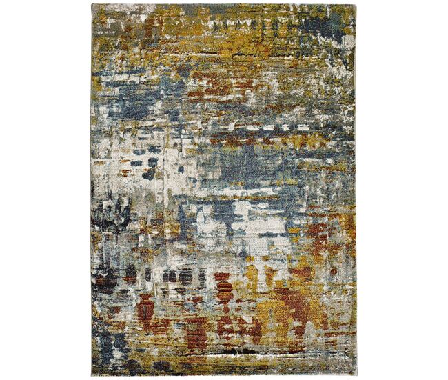 Alfombra abstracta multicolor NAIA, 160x230 cm - ATTICGO