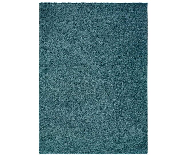 Alfombra lisa de pelo alto en aqua atlas, 190x290 cm - atticgo