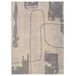 Alfombra shaggy abstracta HELIA - ATTICGO 133x190 Alfombra shaggy abstracta HELIA - ATTICGO 133x190 Plateado
