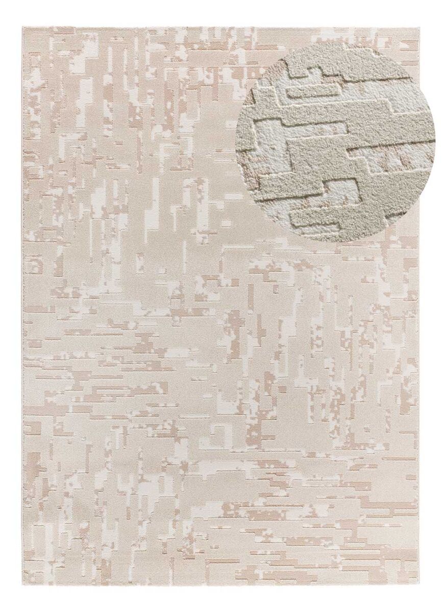 Alfombra abstracta con relieve BARESA - ATTICGO 133x190