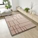 Alfombra shaggy geométrica HELIA - ATTICGO 133x190 Alfombra shaggy geométrica HELIA - ATTICGO 133x190 Cobre