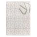 Alfombra geométrica con relieve FLORA - ATTICGO 160x230 Alfombra geométrica con relieve FLORA - ATTICGO 160x230 Plateado