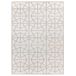 Alfombra geométrica con relieve FLORA - ATTICGO 160x230 Alfombra geométrica con relieve FLORA - ATTICGO 160x230 Plateado