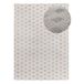 Alfombra geométrica con relieve BARESA - ATTICGO 160x230 Alfombra geométrica con relieve BARESA - ATTICGO 160x230 Blanco/ Plateado