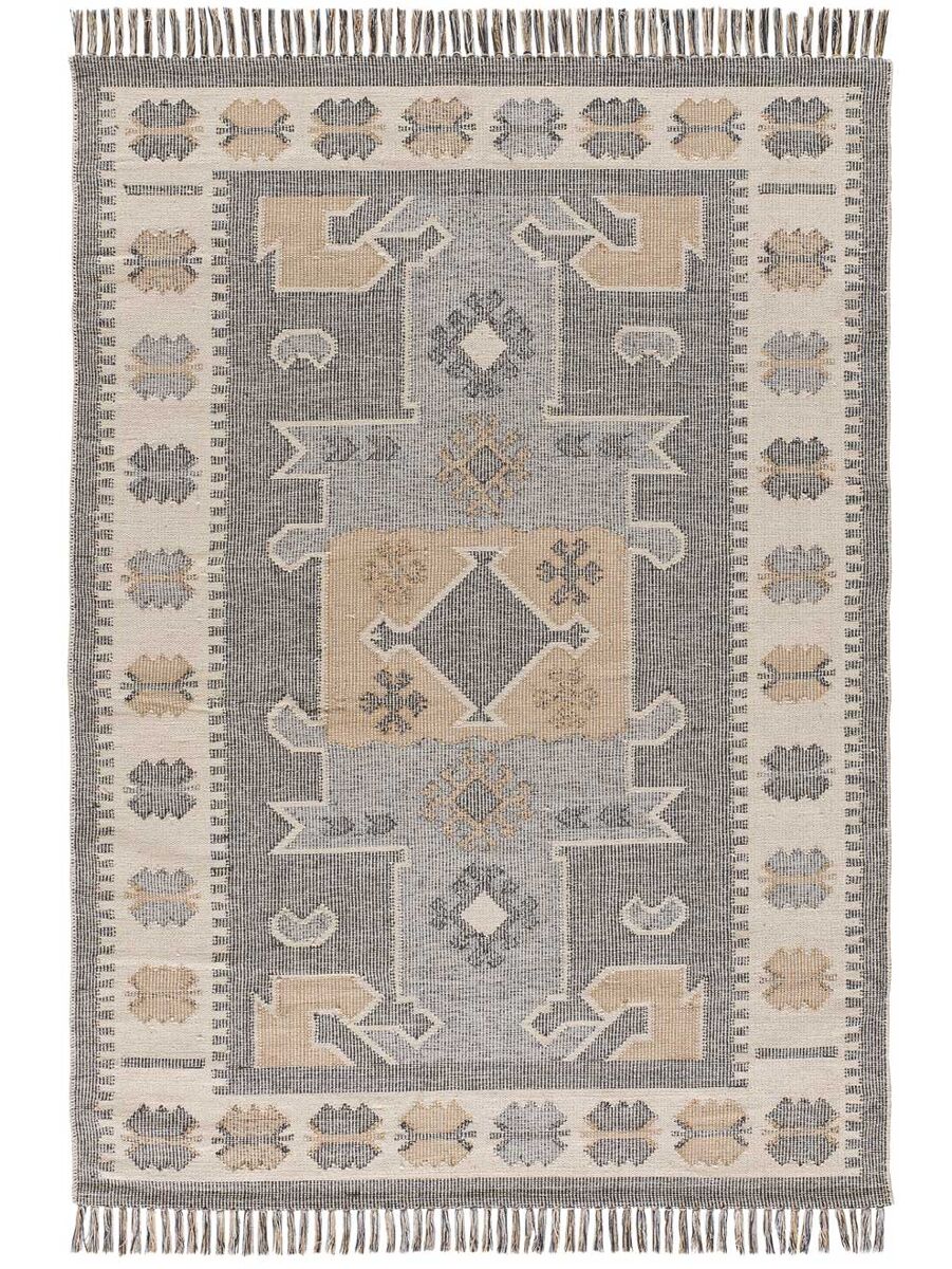 Alfombra étnica kilim CHANDIA - ATTICGO 120x170 Multicolor