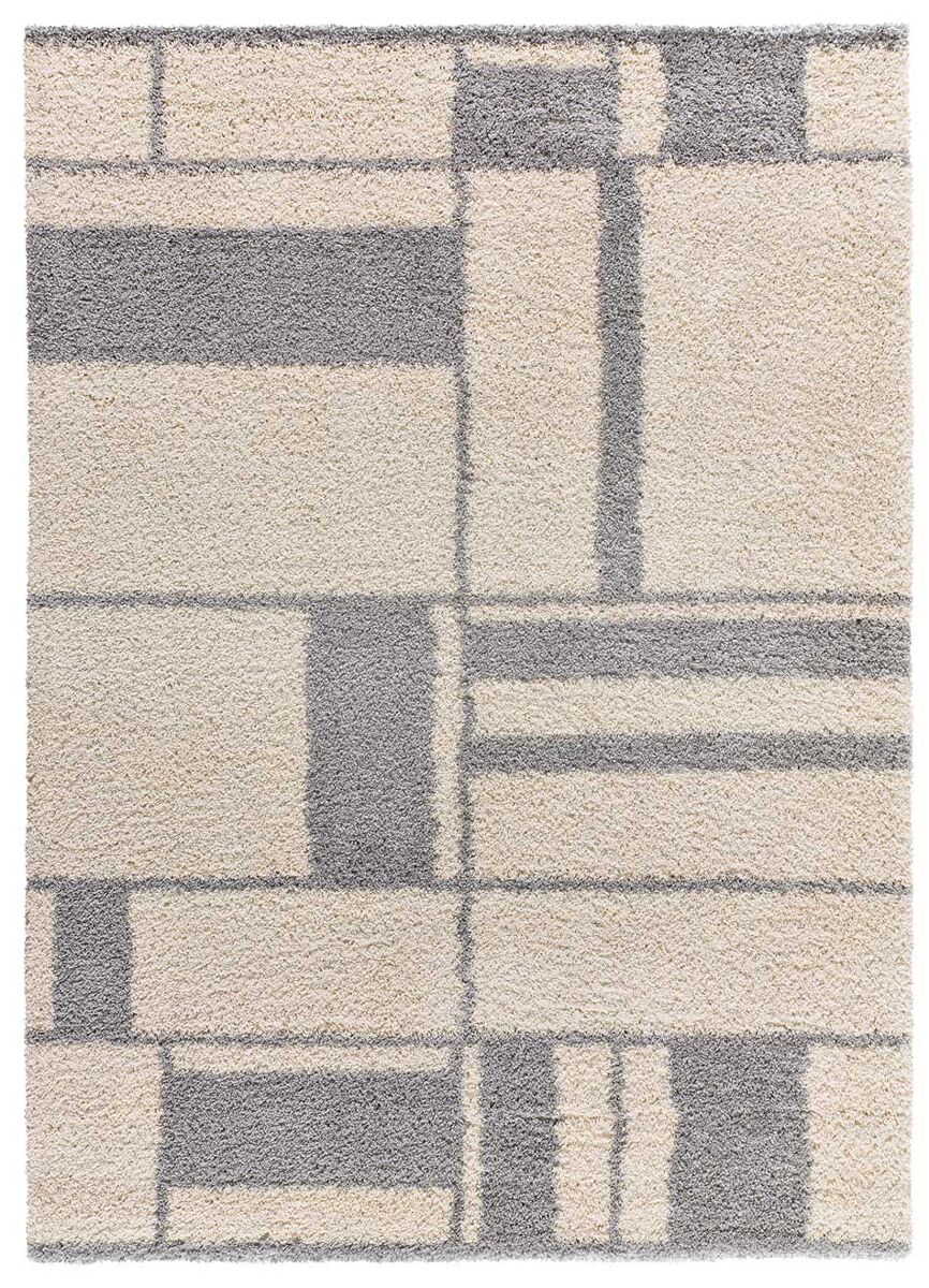 Alfombra shaggy geométrica HELIA - ATTICGO 80x150