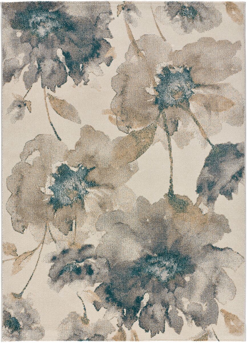 Alfombra con motivos florales SARA - ATTICGO 160x230