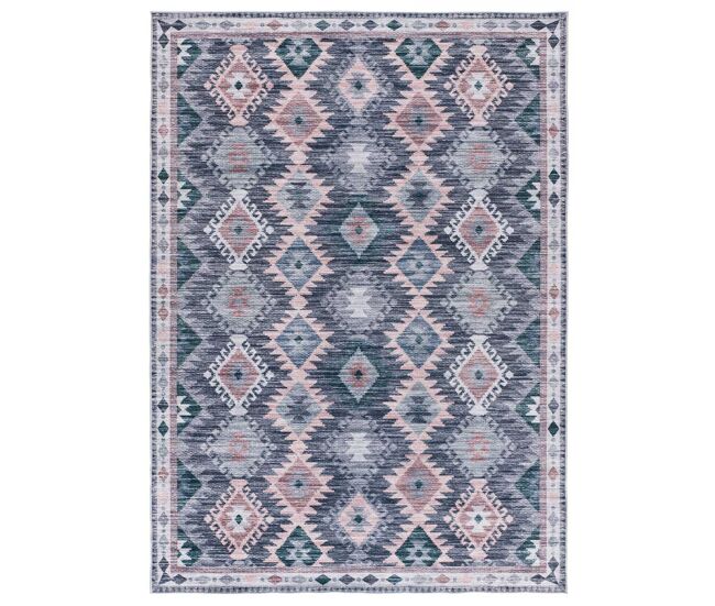 Alfombra estilo étnico impresa multicolor class, 200x290 cm - atticgo