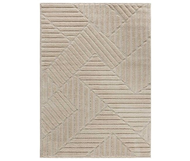Alfombra geométrica con relieve NUMA - ATTICGO 120x170