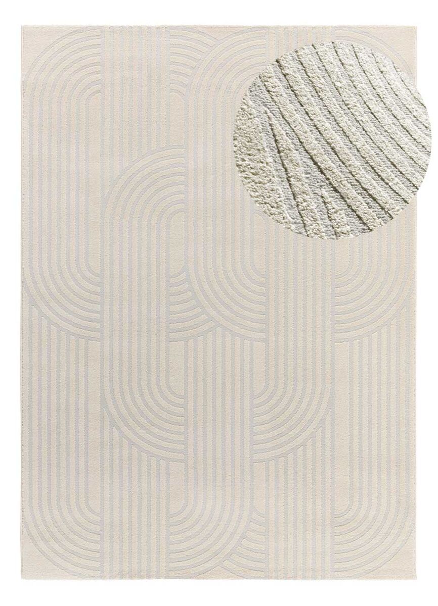 Alfombra geométrica con relieve BARESA - ATTICGO 80x150