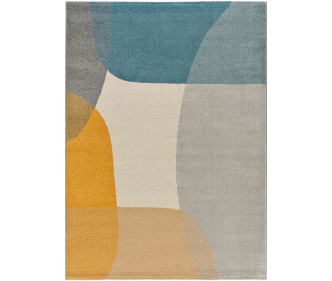 Alfombra geométrica multicolor monic, 160x230 cm - atticgo