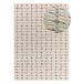 Alfombra geométrica con relieve BARESA - ATTICGO 80x150 Alfombra geométrica con relieve BARESA - ATTICGO 80x150 Crema