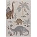 Alfombra infantil dinosaurios BEATS - ATTICGO 120x170 Alfombra infantil dinosaurios BEATS - ATTICGO 120x170 Blanco