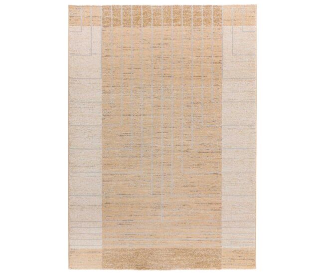 Alfombra de estilo étnico beige craft, 160x230 cm - atticgo