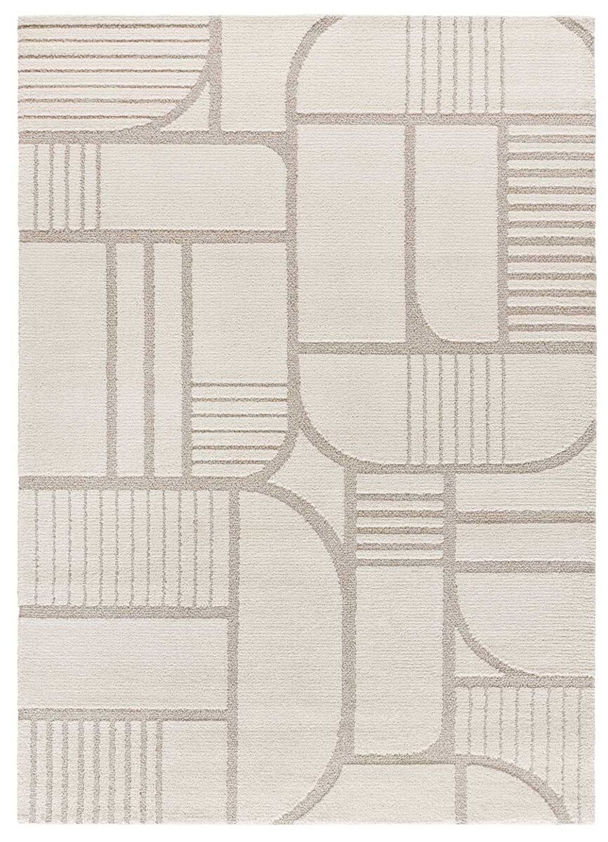Alfombra con relieve de estilo escandinavo SNOWY - ATTICGO 120x170