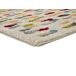 Alfombra shaggy geométrica BREMEN - ATTICGO 133x190 Alfombra shaggy geométrica BREMEN - ATTICGO 133x190 Blanco