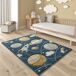 Alfombra infantil planetas BALLOON - ATTICGO 120x170 Alfombra infantil planetas BALLOON - ATTICGO 120x170 Azul