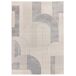 Alfombra de diseño geométrico PORTO - ATTICGO 80x150 Alfombra de diseño geométrico PORTO - ATTICGO 80x150 Gris