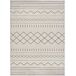 Alfombra de estilo étnico AKKA - ATTICGO 140x200 Alfombra de estilo étnico AKKA - ATTICGO 140x200 Blanco