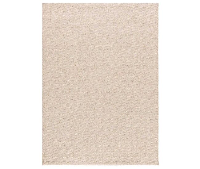 Alfombra lavable tejido en bucle en blanco petra, 200x290 cm - atticgo