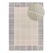 Alfombra geométrica con relieve FLORA - ATTICGO 160x230 Alfombra geométrica con relieve FLORA - ATTICGO 160x230 Blanco/ Plateado