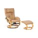 Beliani Sillón de masaje MAJESTIC Beliani Sillón de masaje MAJESTIC Marrón Claro
