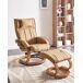 Beliani Sillón de masaje MAJESTIC Beliani Sillón de masaje MAJESTIC Marrón Claro