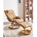 Beliani Sillón de masaje MAJESTIC Beliani Sillón de masaje MAJESTIC Marrón Claro