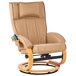 Beliani Sillón de masaje MAJESTIC Beliani Sillón de masaje MAJESTIC Marrón Claro