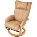 Beliani Sillón de masaje MAJESTIC Beliani Sillón de masaje MAJESTIC Marrón Claro