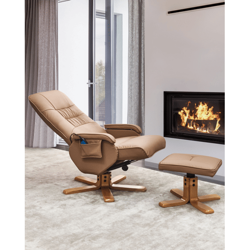 Beliani Cadeira reclinável RELAXPRO
