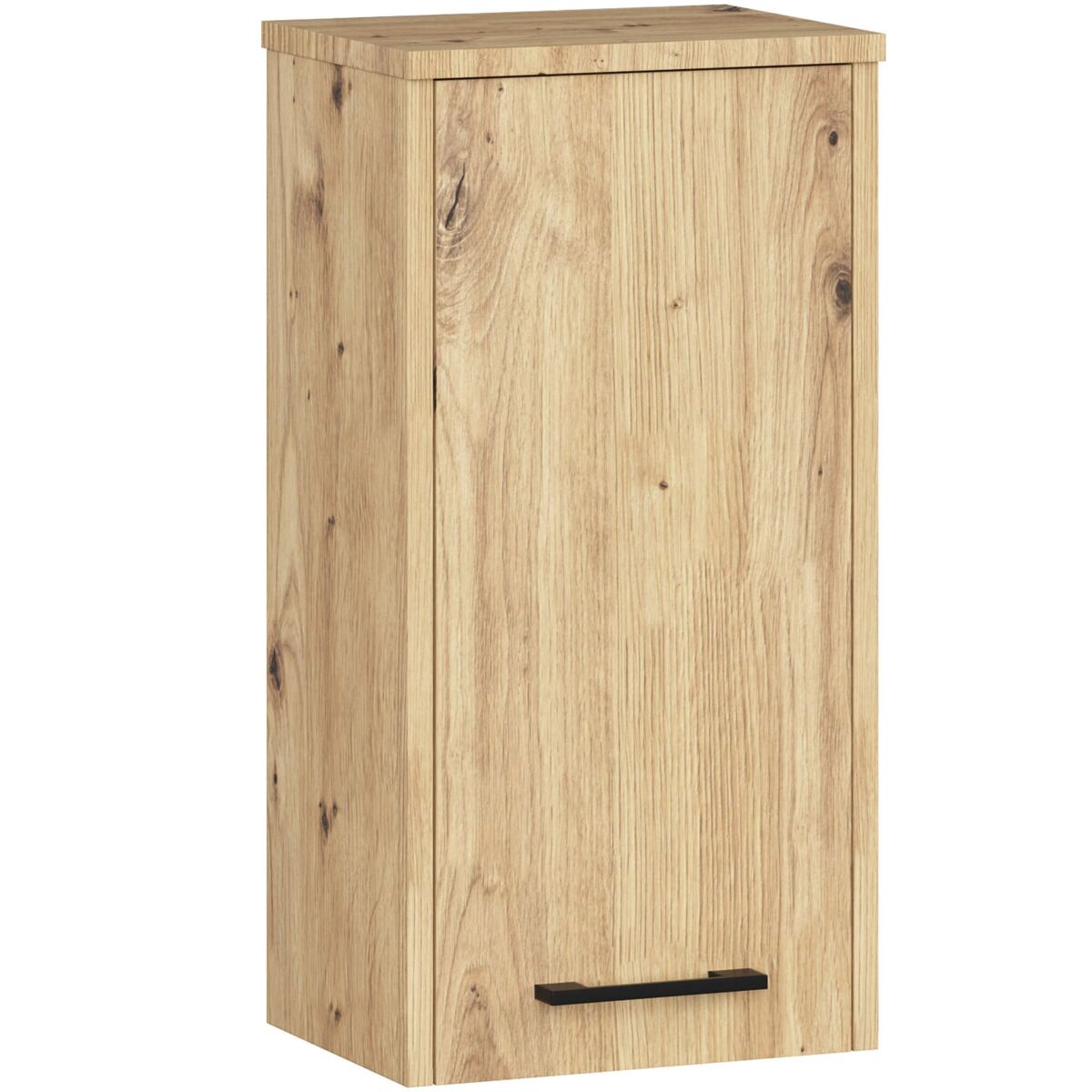Armario colgante de baño pequeño akord fin roble artisan 30 cm 1 puerta 2 estantes 30x22,5x60 cm