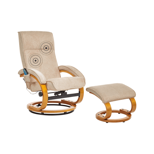 Beliani Cadeira de massagem HERO