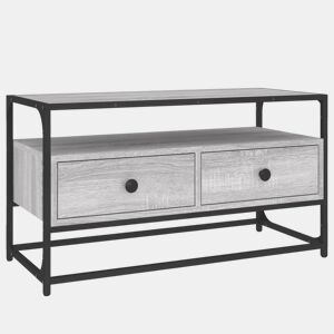 Móvel de TV - Modulo de TV - Armário de TV 80x35x45 cm derivados de madeira cinzento sonoma