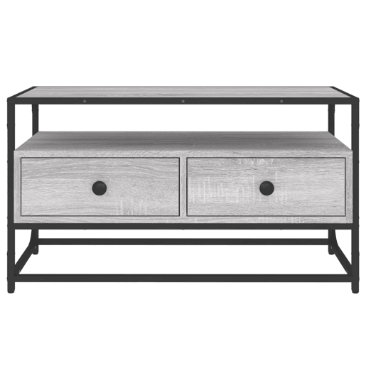 Móvel de TV - Modulo de TV - Armário de TV 80x35x45 cm derivados de madeira cinzento sonoma