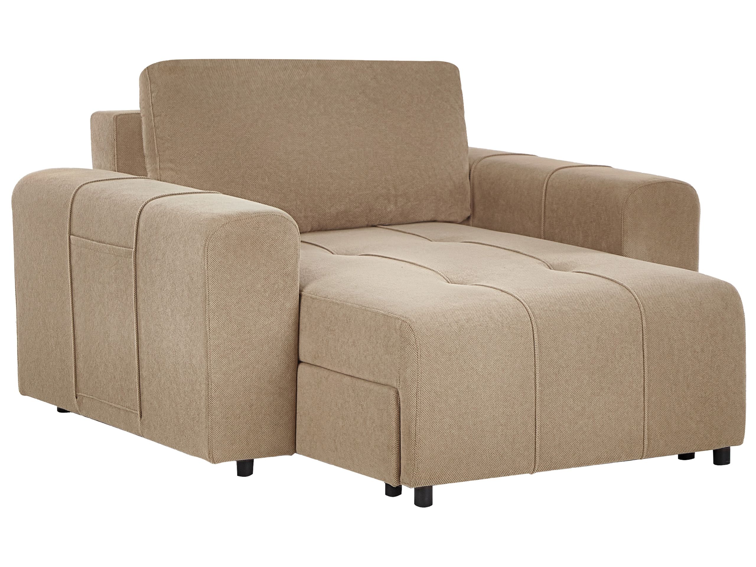 Beliani Chaise longue Poliéster INNVIK