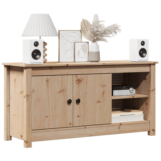 Móvel de TV - Modulo de TV - Armário de TV 103x36,5x52 cm madeira de pinho maciça