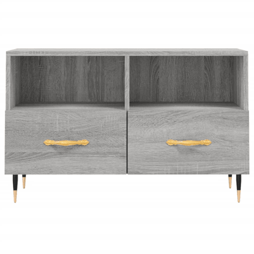 Móvel de TV - Modulo de TV - Armário de TV 80x36x50 cm derivados de madeira cinzento sonoma