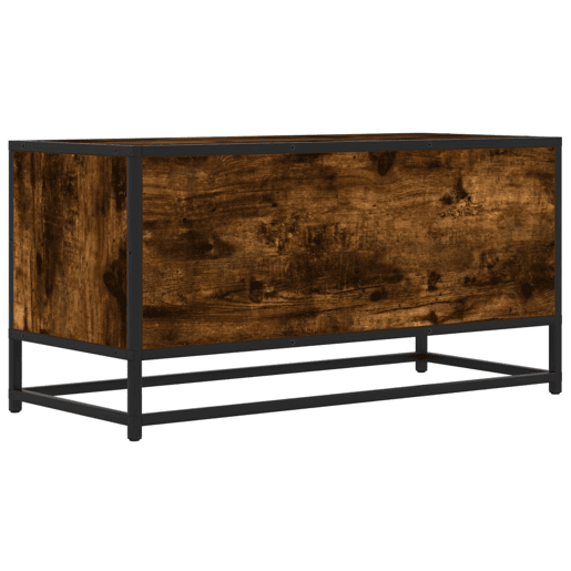 Móvel p TV, Armário de TV 80x34,5x40 cm deriv. madeirametal carvalho fumado