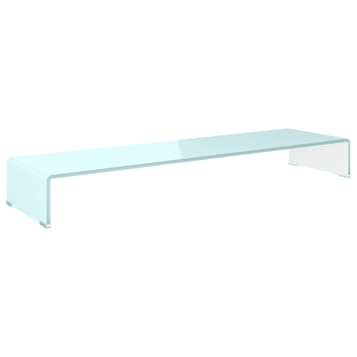 Suporte de TV - Móveis TVmonitores em vidro 110x30x13 cm verde