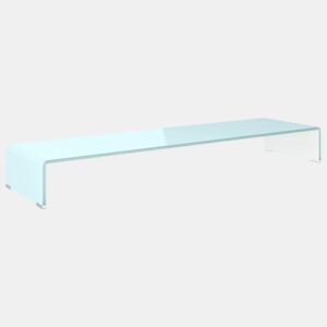 Suporte de TV - Móveis TVmonitores em vidro 110x30x13 cm verde