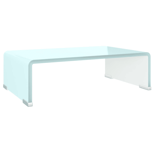 Suporte de TV - Móveis TVmonitores em vidro 40x25x11 cm verde