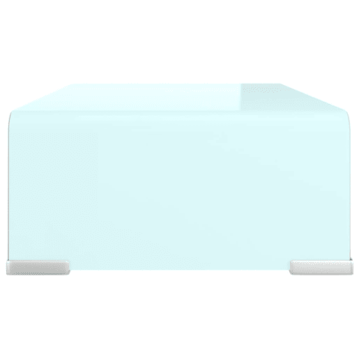 Suporte de TV - Móveis TVmonitores em vidro 40x25x11 cm verde