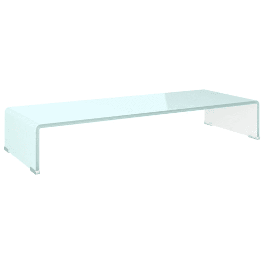 Suporte de TV - Móveis TVmonitores em vidro 80x30x13 cm verde