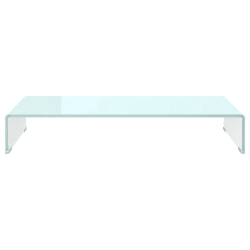Suporte de TV - Móveis TVmonitores em vidro 80x30x13 cm verde